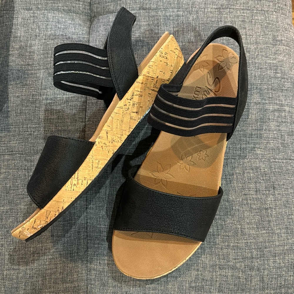 Skechers Black Sandals